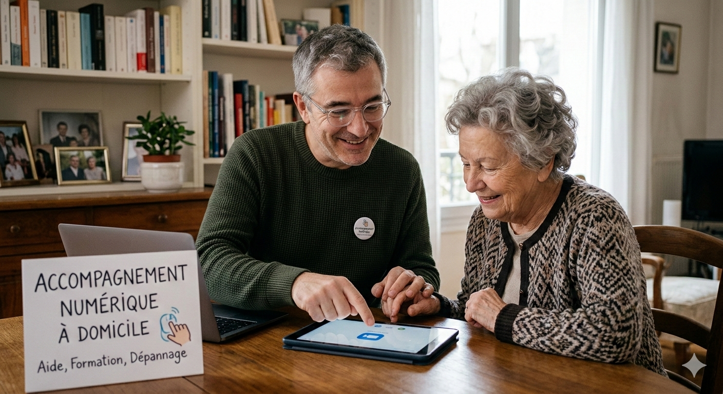 Accompagnement numérique domicile Rennes